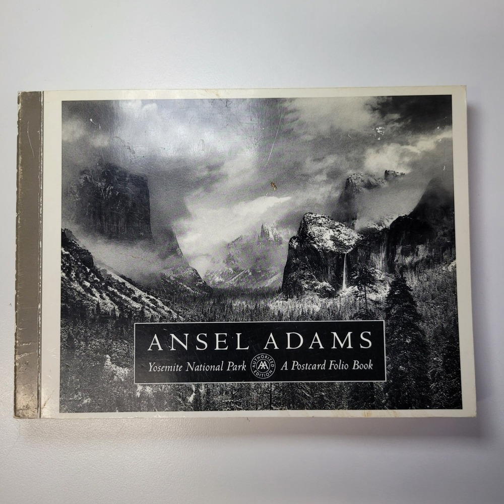 Ansel Adams Yosemite‎ National Park Postcard Folio Book 1999 Photography B n W